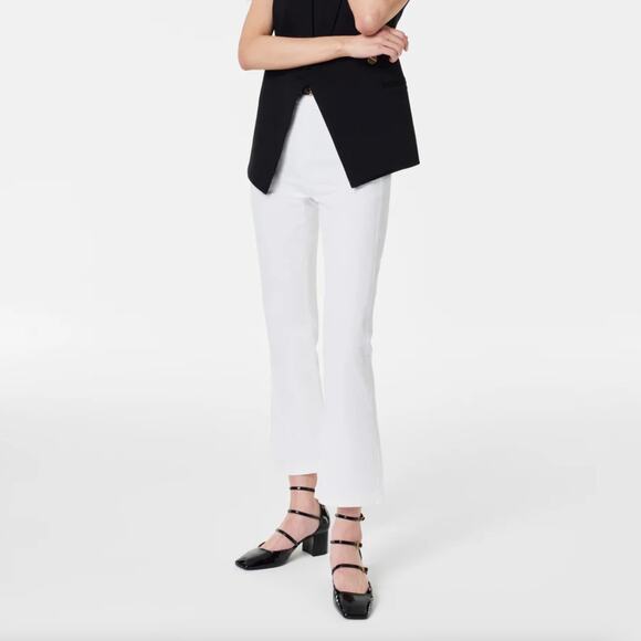 SPANX SPANXshape EveryWear Kick Flare Jeans White XL Petite {XX4}